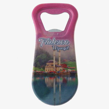 Trabzon Themed Customised Uv Printed Plastic Base Plastic Base Bottle Opener 95x43 mm - 6