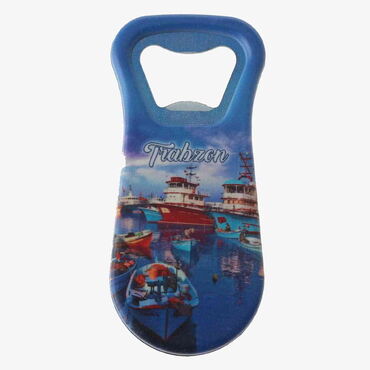 Trabzon Themed Customised Uv Printed Plastic Base Plastic Base Bottle Opener 95x43 mm - 7