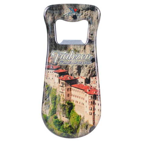 Trabzon Themed Customizable Metal Magnetic Bottle Opener 95x42 mm - 4