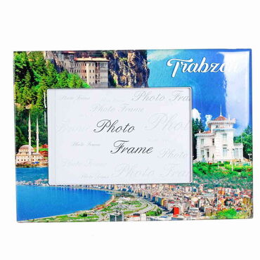 Trabzon Themed Epoxy Photo Frame Travel Souvenir 15x20 Cm - 3