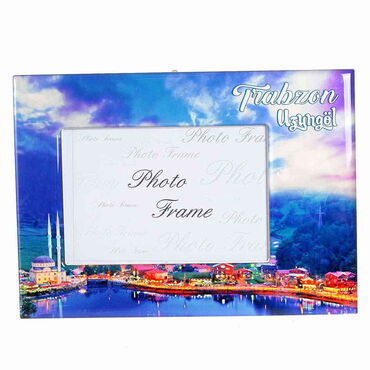 Trabzon Themed Epoxy Photo Frame Travel Souvenir 15x20 Cm - 4