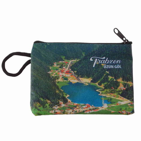 Trabzon Themed Turkish Woven Wallet 113x80x8 mm - 3