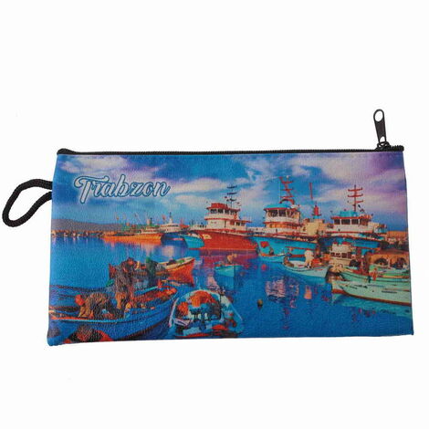 Trabzon Themed Turkish Woven Wallet 183x97x8 mm - 3