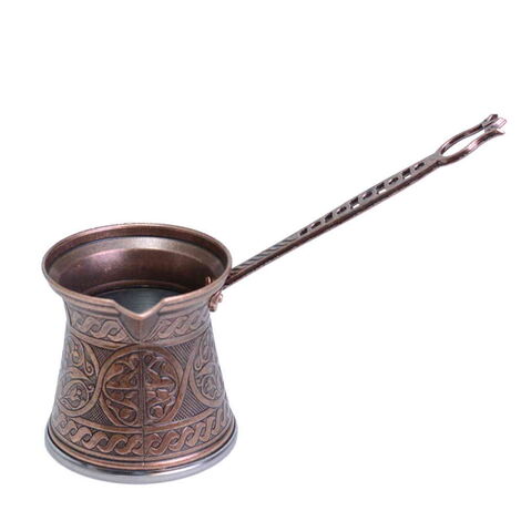 Traditional Turkish Zamak Metal Coffee Pot No: 4 - 5