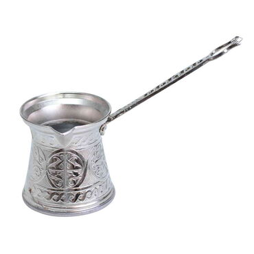 Traditional Turkish Zamak Metal Coffee Pot No: 4 - 7