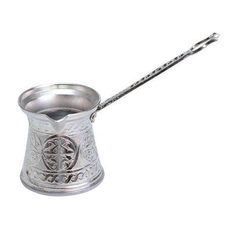 Traditional Turkish Zamak Metal Coffee Pot No: 4 - 7