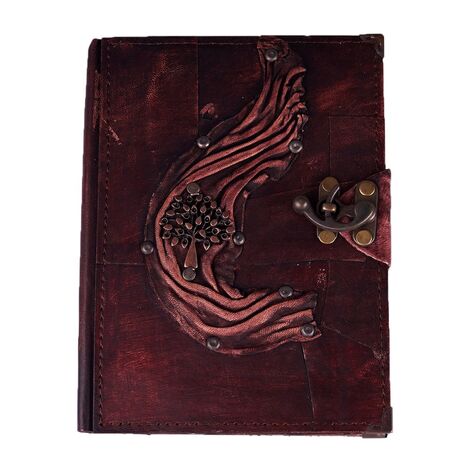 Trend Design Themed Large Leather Notebook - 10