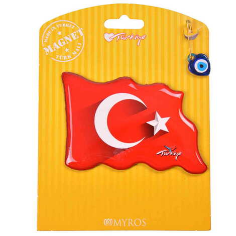 Turkey Themed Epoxy Dome Backing Card Souvenir Fridge Magnet - 3