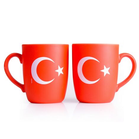 Turkey Themed Porcelain Custom Printed Conical Mug - 7