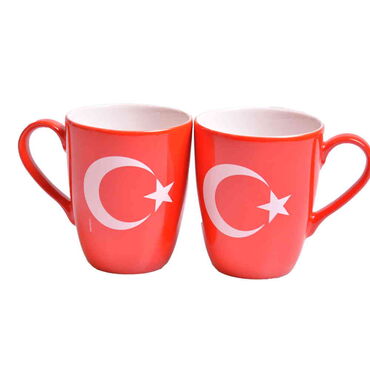 Turkey Themed Porcelain Custom Printed Conical Mug - 8