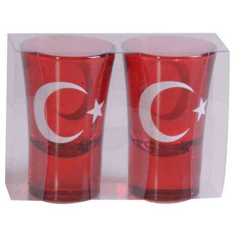 Turkey Themed Shot Glass Set of 2 Pcs - 3