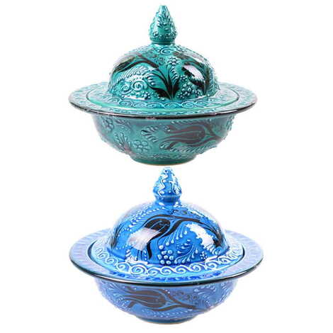 Turkish Ceramic Candy Dish 15 Cm - 3