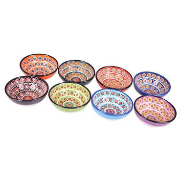 Turkish Ceramic Mandala Bowl 13 cm - 2