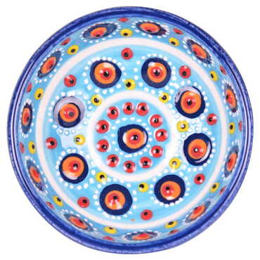 Turkish Ceramic Mandala Bowl 8 cm - 5