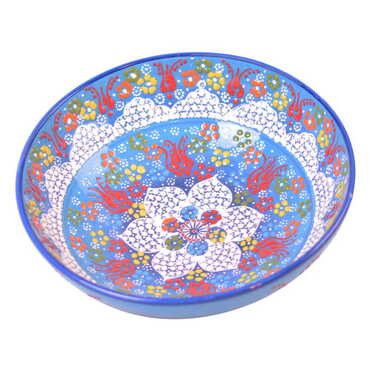 Turkish Ceramic Pearl Bowl 25 cm - 3