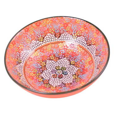 Turkish Ceramic Pearl Bowl 25 cm - 5