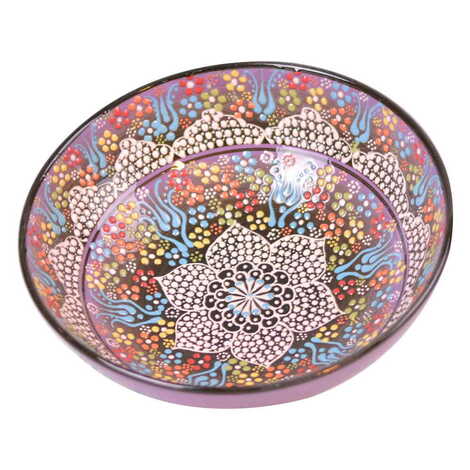 Turkish Ceramic Pearl Bowl 25 cm - 6