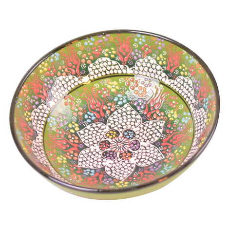 Turkish Ceramic Pearl Bowl 25 cm - 9