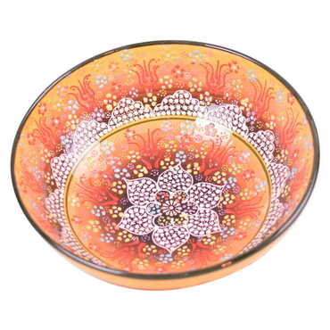 Turkish Ceramic Pearl Bowl 25 cm - 10