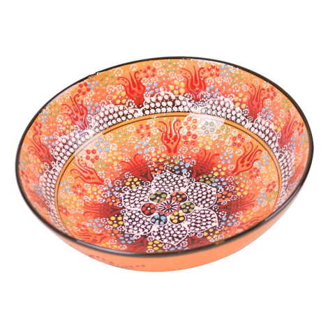 Turkish Ceramic Pearl Bowl 30 cm - 4