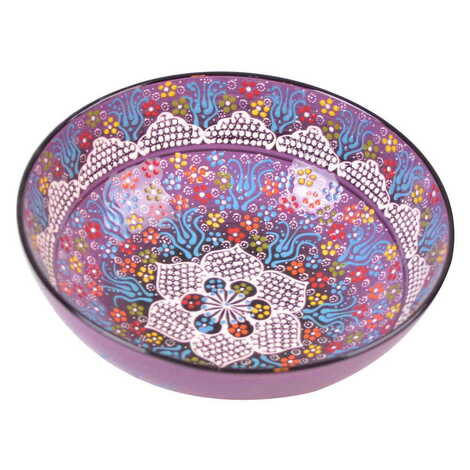 Turkish Ceramic Pearl Bowl 30 cm - 5