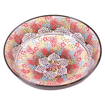 Turkish Ceramic Pearl Bowl 30 cm - 6