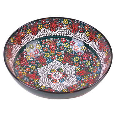 Turkish Ceramic Pearl Bowl 30 cm - 10