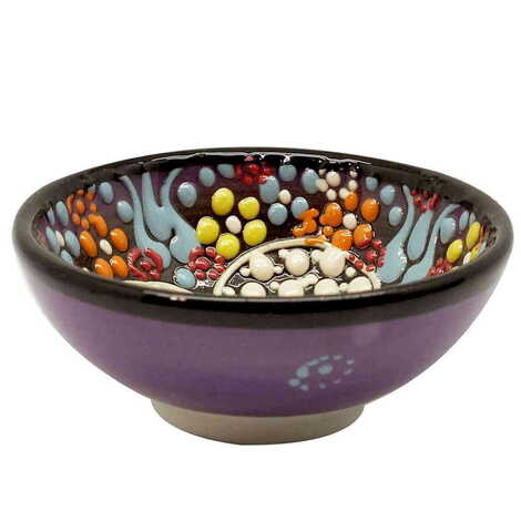 Turkish Ceramic Pearl Bowl 8 cm - 3