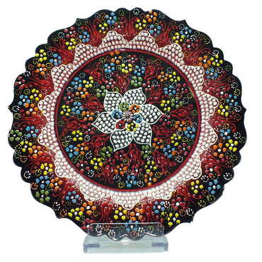 Turkish Ceramic Pearl Plate 30 Cm - 4