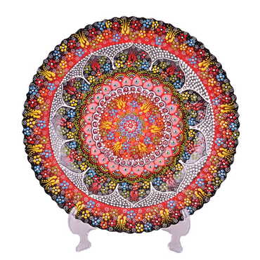 Turkish Ceramic Pearl Plate 40 Cm - 4