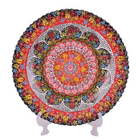 Turkish Ceramic Pearl Plate 40 Cm - 4