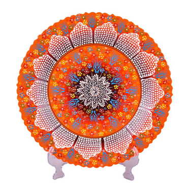 Turkish Ceramic Pearl Plate 40 Cm - 5