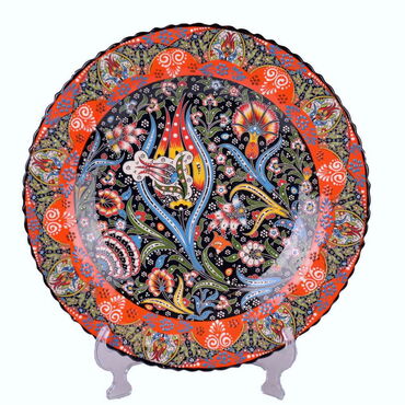 Turkish Ceramic Pearl Plate 40 Cm - 11