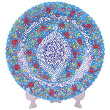 Turkish Ceramic Pearl Plate 43 Cm - 3