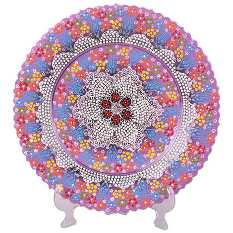 Turkish Ceramic Pearl Plate 43 Cm - 5