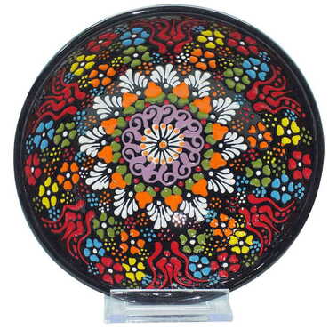 Turkish Ceramic Relief Bowl 16 cm - 10