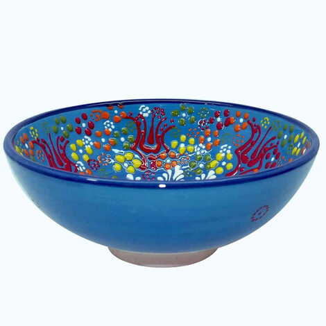 Turkish Ceramic Relief Bowl 16 cm - 3