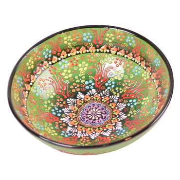 Turkish Ceramic Relief Bowl 25 cm - 6