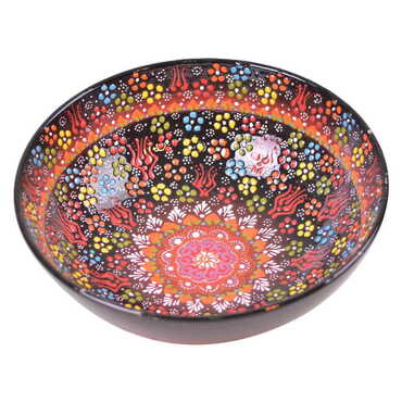 Turkish Ceramic Relief Bowl 30 cm - 7