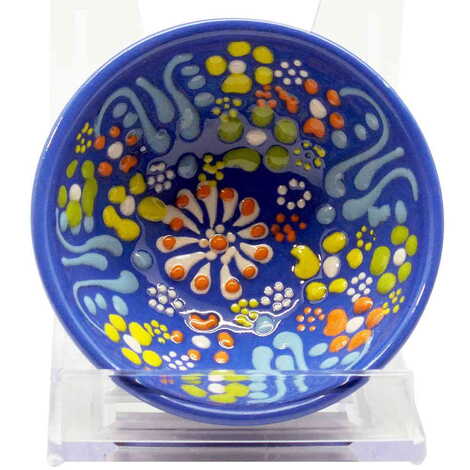 Turkish Ceramic Relief Bowl 8 cm - 11