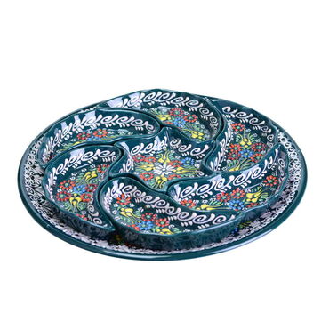 Turkish Ceramic Relief Breakfast Serving Set - 16