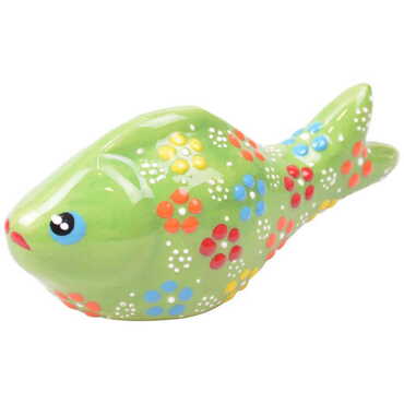 Turkish Ceramic Relief Fish Figurine Medium Size - 9