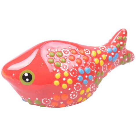 Turkish Ceramic Relief Fish Figurine Small Size - 4