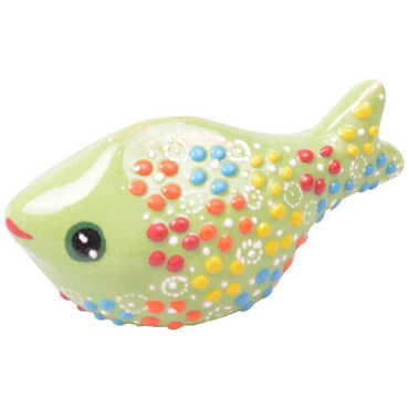 Turkish Ceramic Relief Fish Figurine Small Size - 8