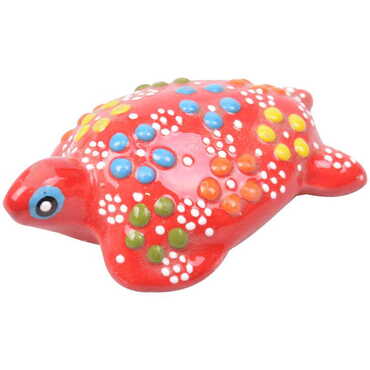 Turkish Ceramic Relief Little Turtle Figurine Small Size - 4