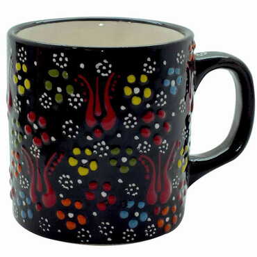 Turkish Ceramic Relief Mug - 7