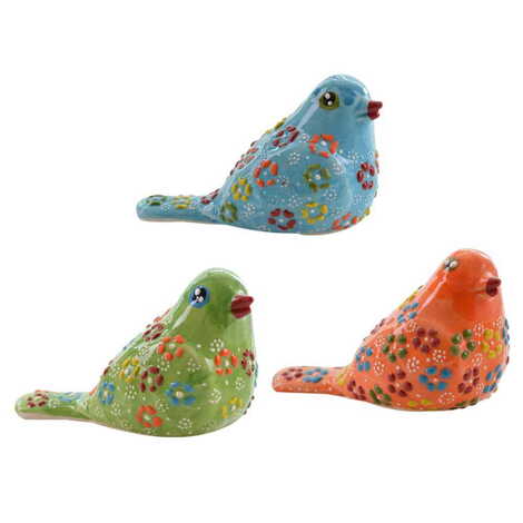 Turkish Ceramic Relief Pigeon Figurine Medium Size - 4