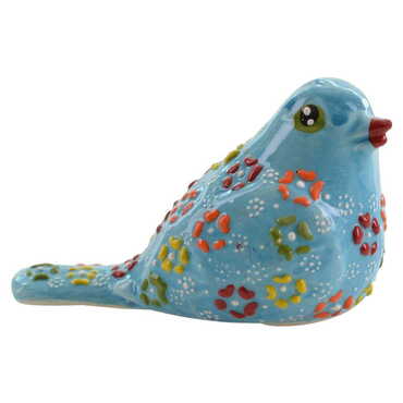 Turkish Ceramic Relief Pigeon Figurine Medium Size - 5