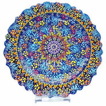 Turkish Ceramic Relief Plate 30 Cm - 7