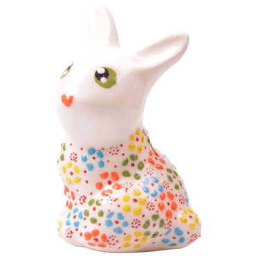 Turkish Ceramic Relief Rabbit Figurine Big Size - 11